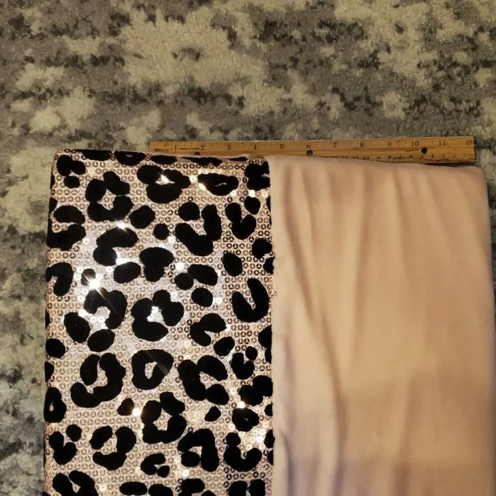 Justice Cheetah Print Portable Seat EUC